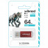 Флеш-накопичувач Wibrand USB 2.0 Cougar 64Gb Red (WI2.0/CU64P1R) (14)