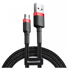 Кабель Baseus cafule Cable USB For Micro 2A 3m Red+Black (CAMKLF-H91) (19114)