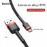 Кабель Baseus cafule Cable USB For Micro 2A 3m Red+Black (CAMKLF-H91) (19114)