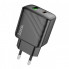 Мережевий зарядний пристрій HOCO CS23A Sunlight dual port PD30W+QC3.0 charger Black (6942007609944) (414)