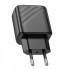 Мережевий зарядний пристрій HOCO CS23A Sunlight dual port PD30W+QC3.0 charger Black (6942007609944) (414)