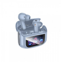 Бездротові навушники HOCO EQ21 Sandy true wireless ANC+ENC noise reduction touch screen BT headset Blue Star (6942007647434) (8514)