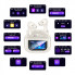 Бездротові навушники HOCO EQ21 Sandy true wireless ANC+ENC noise reduction touch screen BT headset Blue Star (6942007647434) (8514)