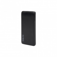 Батарея универсальная GEAR 10000mAh, 10W, USB-TypeC, 2*USB-A, Micro-USB, black (SL10) (21614)