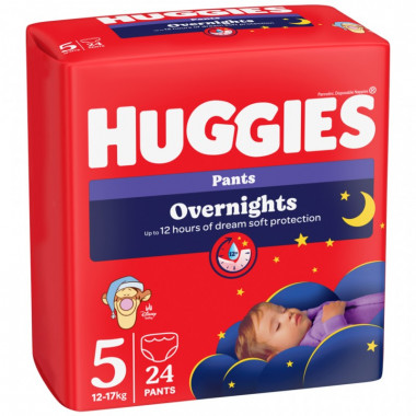 Подгузники Huggies Overnights Pants Трусики 5 12-17 кг 24 шт. (5029053581095) (7714)