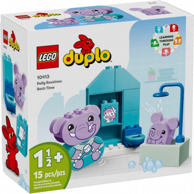Конструктор LEGO DUPLO My First Повседневные процедуры: Время принимать ванну 15 деталей (10413) (12914)