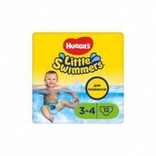 Подгузники Huggies Little Swimmer 3-4 (7-15 кг) 12 шт (36000183399) (6024)