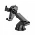 Автотримач для телефона HOCO CA104 vertical and horizontal telescopic gravity vehicle holder Black Metal Gray (6931474766236) (20124)