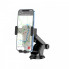 Автотримач для телефона HOCO CA104 vertical and horizontal telescopic gravity vehicle holder Black Metal Gray (6931474766236) (20124)