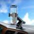 Автотримач для телефона HOCO CA104 vertical and horizontal telescopic gravity vehicle holder Black Metal Gray (6931474766236) (20124)