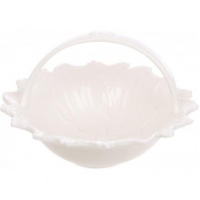 Цукерниця порцелянова "White City Flower" Ø15.5см з ручкою (5224)