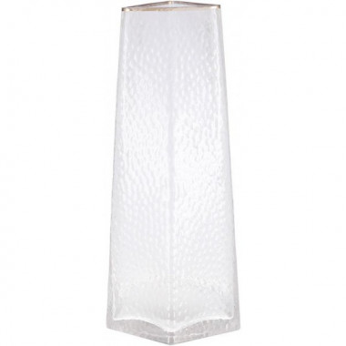 Ваза скляна Ancient Glass "Elegant" Ø13x27см, прозоре скло (5724)