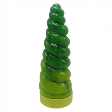 Вязкая масса "Unicorn Slime" UNS-02-01U, густой лизун Green-Yellow