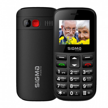 Мобильный телефон Sigma Comfort 50 EASY TYPE-C Black (4827798585214) (16824)