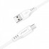 Кабель ACEFAST C3-09 USB to Micro 2,4A, 1.2m, TPE, TPE connectors, White (6974316280897) (14924)