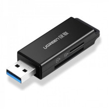 Картрідер UGREEN USB 3.0 to TF + SD Dual Card Reader (Black) (UGR-40752) (18924)