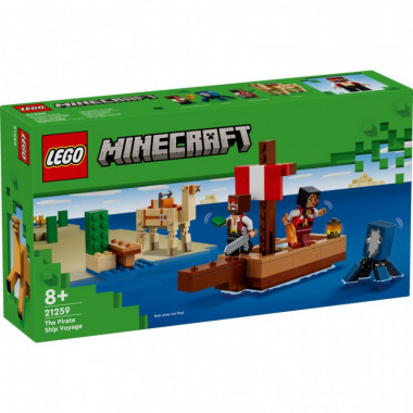 Конструктор LEGO Minecraft Путешествие на пиратском корабле (21259-) (11034)