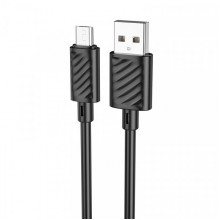 Кабель HOCO X88 Gratified charging data cable for Micro Black (6931474783325) (21034)