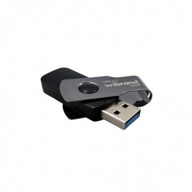 Флеш-накопичувач Wibrand USB 3.2 Gen1 Lizard 16GB Black (WI3.2/LI16P9B) (234)