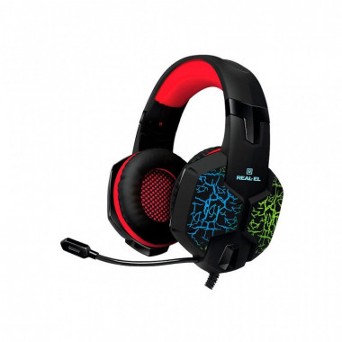 Наушники REAL-EL GDX-7750 Black-Red (16534)