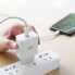Мережевий зарядний пристрій з кабелем HOCO C76A Plus Speed source PD20W charger set(C to iP) White (6931474746924) (19834)