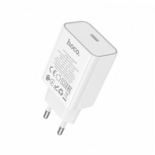 Сетевое зарядное устройство адаптер HOCO C143A 1Type-C, 20W/3A, поддержка быстрой зарядки (18744)
