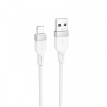 Кабель HOCO X109 Energy silicone charging data cable iP (L=1M) White (6942007636216) (20154)