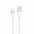 Кабель HOCO X109 Energy silicone charging data cable iP (L=1M) White (6942007636216) (20154)