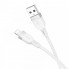 Кабель HOCO X109 Energy silicone charging data cable iP (L=1M) White (6942007636216) (20154)