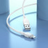 Кабель HOCO X109 Energy silicone charging data cable iP (L=1M) White (6942007636216) (20154)
