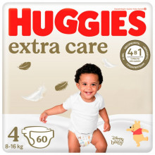 Подгузники Huggies Extra Care 4 (8-16 кг) 60 шт (5029053578118) (7254) Подгузники Huggies Extra Care 4 (8-16 кг) 60 шт (5029053578118) (7254)
