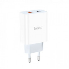 Мережевий зарядний пристрій HOCO C97A PD20W+QC3.0 charger White (6931474766076) (17354)
