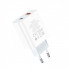 Мережевий зарядний пристрій HOCO C97A PD20W+QC3.0 charger White (6931474766076) (17354)