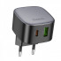 Мережевий зарядний пристрій HOCO CS32A Rise PD20W+QC3.0 charger Black (6942007617451) (14854)