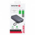 Батарея универсальная SWISSTEN 20000mAh SPACE 22/5W PD QC w/built-in cables USB-C/LIGHTNING Silver (8595217490598) (18854)