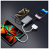 Батарея универсальная SWISSTEN 20000mAh SPACE 22/5W PD QC w/built-in cables USB-C/LIGHTNING Silver (8595217490598) (18854)
