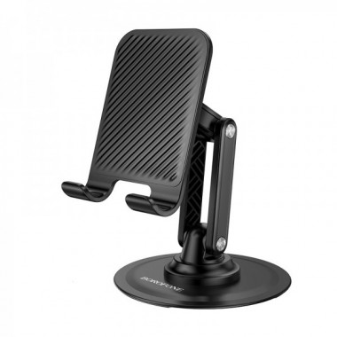 Тримач для телефона BOROFONE BH128 Admirado dual-axis rotating desktop stand Black (6941991120589) (19854)