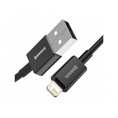 Кабель Baseus Superior Series USB to iP 2.4A 2m Black (CALYS-C01) (14954)