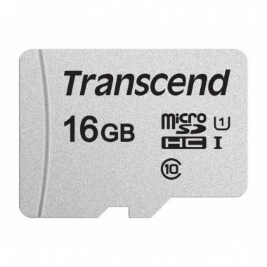 Карта памяти Transcend 16GB microSDHC class 10 UHS-I U1 (TS16GUSD300S) (16954)