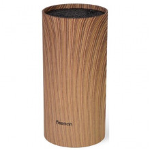Підставка-колода Fissman Wood для кухонних ножів і ножиць 22х11см (2954)