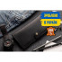 Клатч мужской из натуральной кожи портмоне на кнопке LONG WALLET MenStuff BLACK Черный (1829165143)