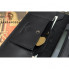 Клатч мужской из натуральной кожи портмоне на кнопке LONG WALLET MenStuff BLACK Черный (1829165143)