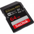 Карта памяти SanDisk 64GB SD class 10 UHS-I U3 V60 R280/W100MB/s Extreme PRO (SDSDXEP-064G-GN4IN) (17164)