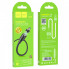Кабель HOCO X52 USB to Micro 2.4A, 1m, PVC, PVC connectors, magnetic, Black (6931474735539) (20164)