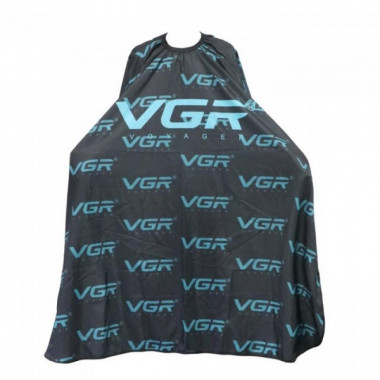 Накидка VGR, пеньюар парикмахерский для стрижки волос, многоразовый (14364)
