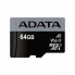 Карта пам'яті microSDXC (UHS-1 U3) A-DATA Premier Pro 64Gb Class 10 V30S A2 (R-100Mb/s W85Mb/s) (adapter SD) (AUSDX64GUI3V30SA2-RA1) (21364)