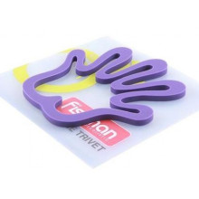 Підставка під гаряче Fissman Lilac Hand 16x17см силіконова (5564)