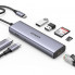 USB-хаб UGREEN CM512 USB-C to 2*USB3.0+HDMI+RJ45+SD&TF +PD port Converter (UGR-90568) (14764)