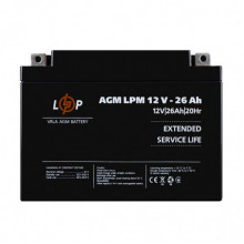 Распродажа (4134) Аккумулятор AGM LPM 12V - 26 Ah (09-2024) (18764)