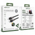Кабель ACEFAST C10-03 Type-C to Type-C 3A, 60W, 1.2m, silicone, zinc connectors, Black (6974316283119) (14864)